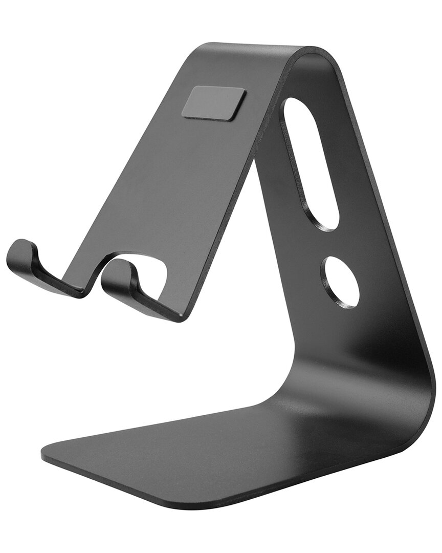 Lax Gadgets Black Aluminum Stand For Tablets & Phones