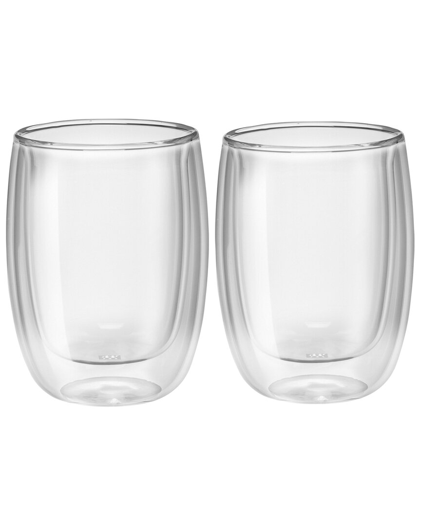 Zwilling J.a. Henckels Sorrento Set Of 2 Doublewall Coffee Glasses