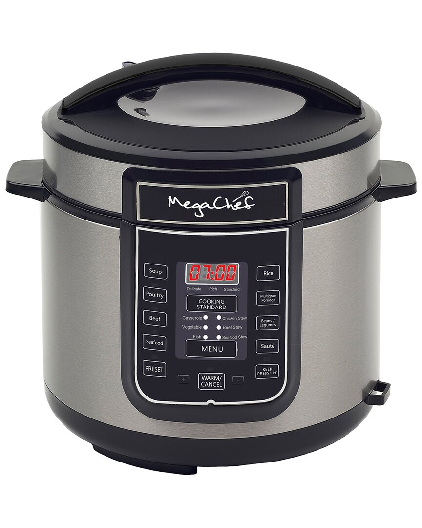 Megachef 6Qt Digital Pressure Cooker With 14 Pre-Set Multi Function Features