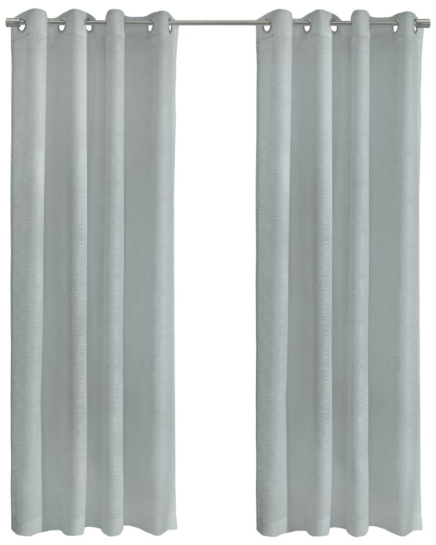 Habitat Boucle Sheer Grommet 52x95 Curtain Panel In Grey