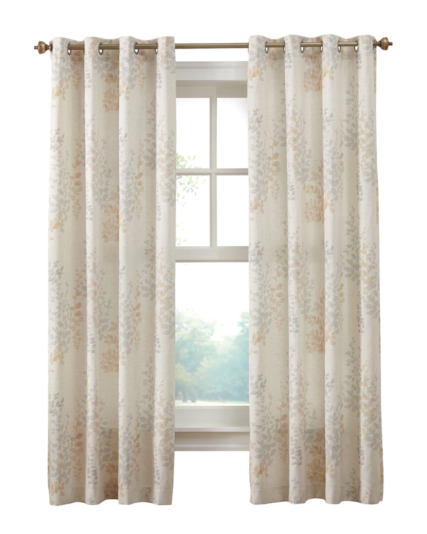 Shop Habitat Lana Light-filtering Grommet 50x95 Curtain Panel In Ivory