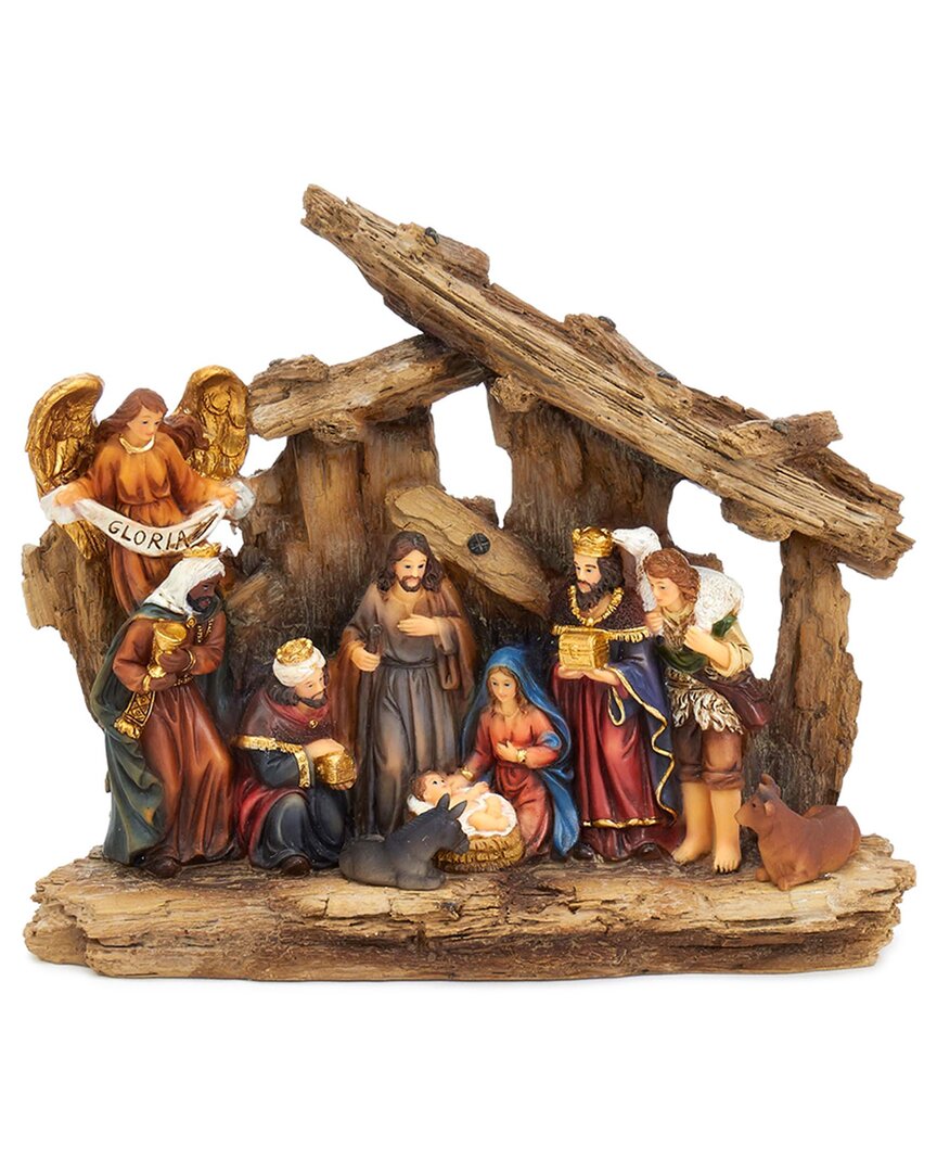 Kurt Adler Nativity Set In Multi