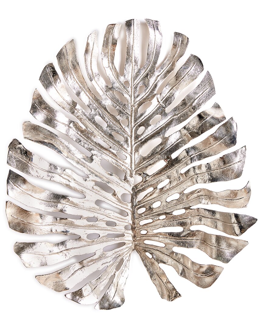 Napa Home & Garden Monstera Wall Art In Silver