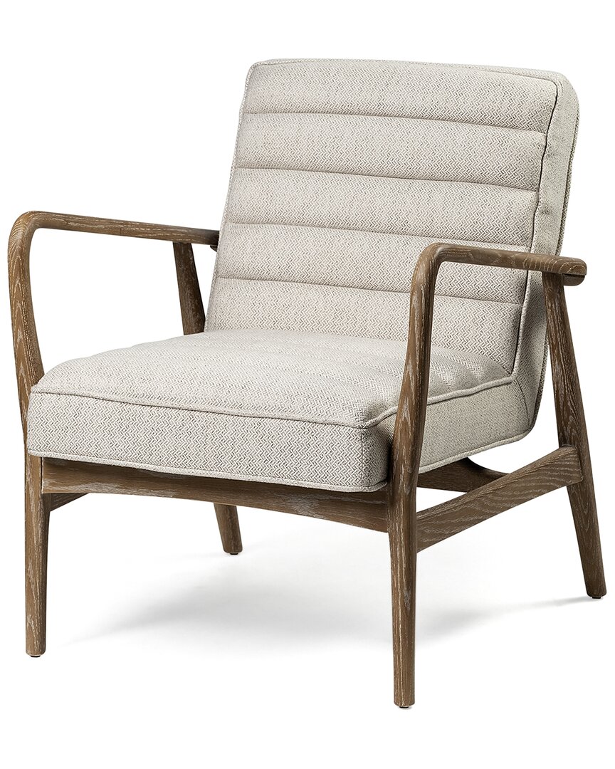 Mercana Furniture & Decor Ajax Ii Medium Accent Chair In Cream