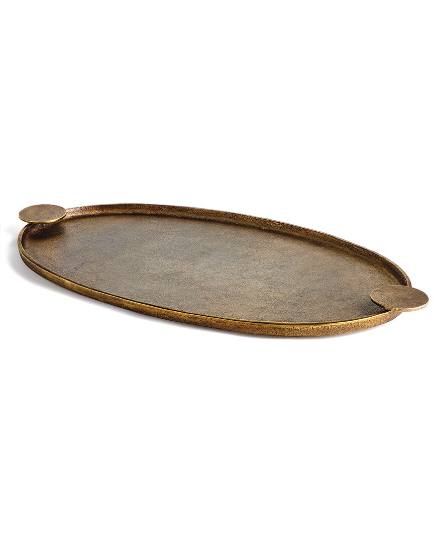 Napa Home & Garden Hahn Decorative Tray In Brass