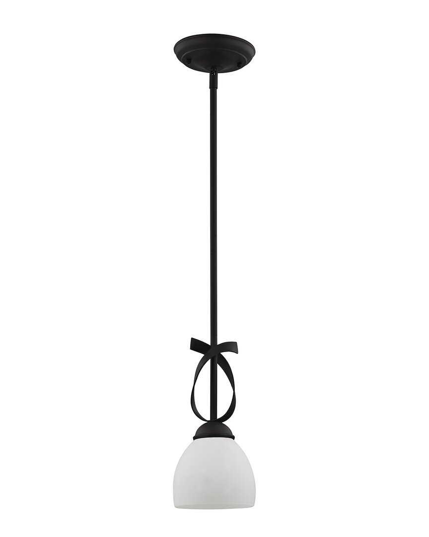 Livex Lighting 1-light Black Mini Pendant