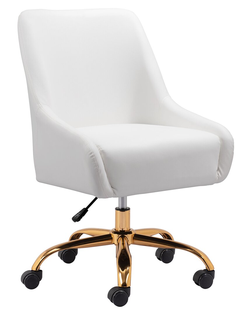 Zuo Madelaine Office Chair In White