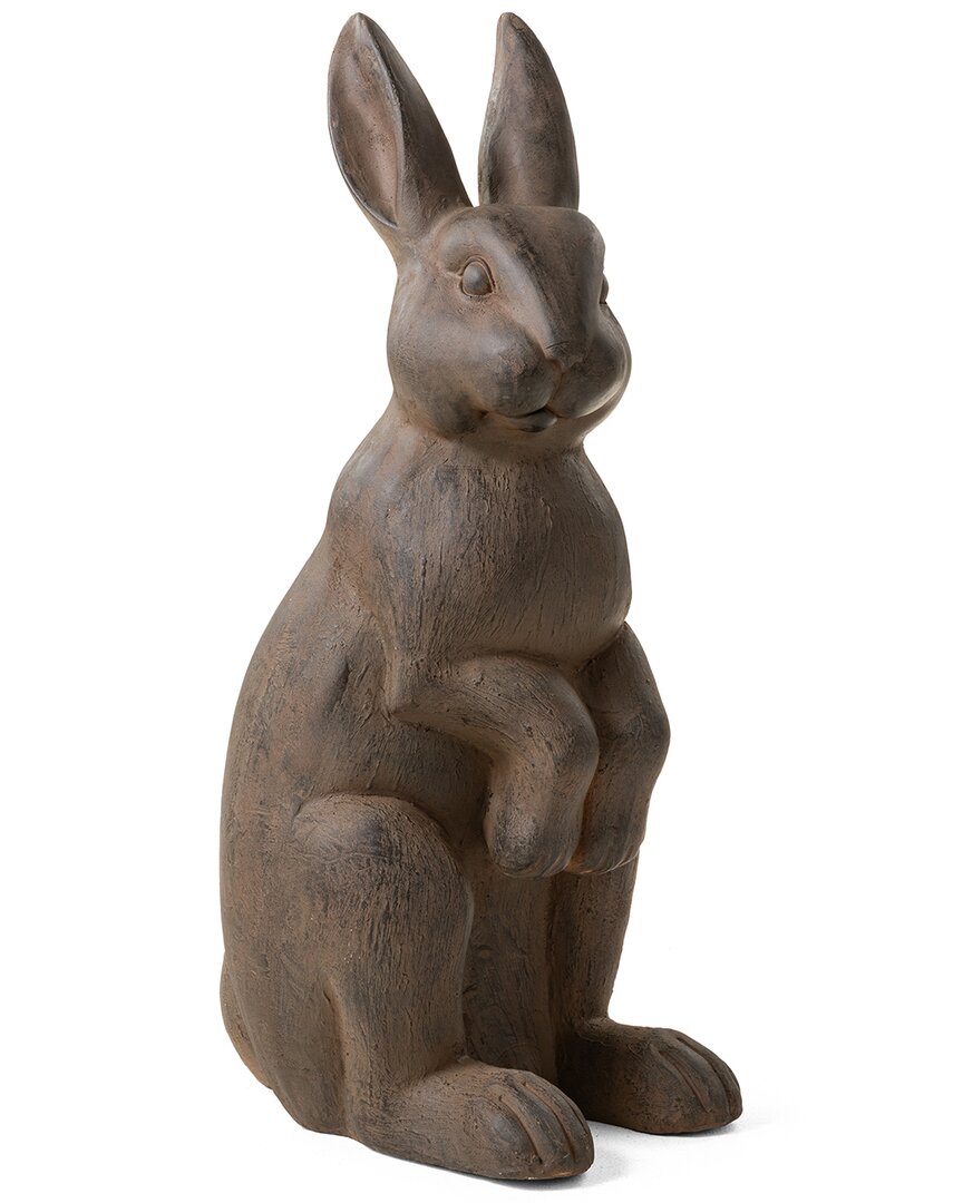 GLITZHOME GLITZHOME HANDMADE OVERSIZED STANDING RABBIT STATUE