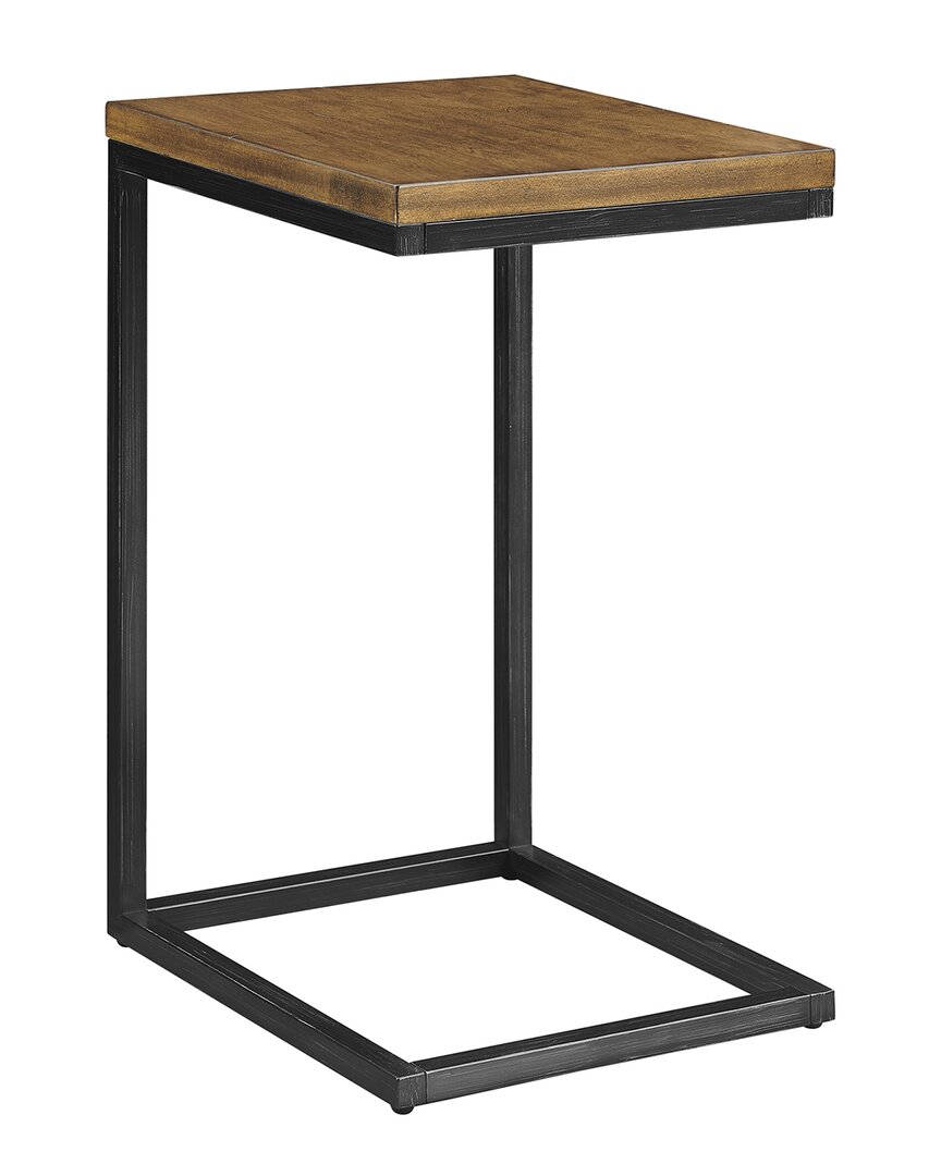 Linon Barnes C-table In Brown