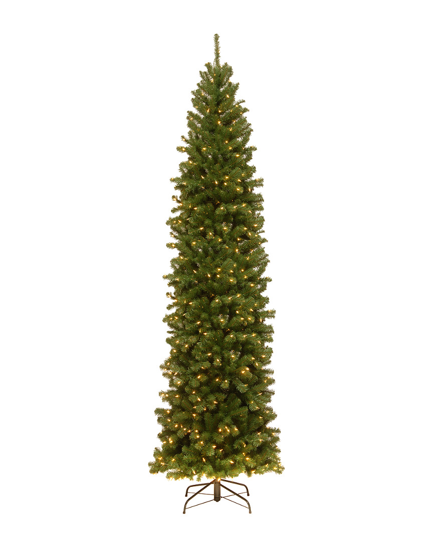National Tree Company 9ft North Valley Spruce Pencil Slim Tree