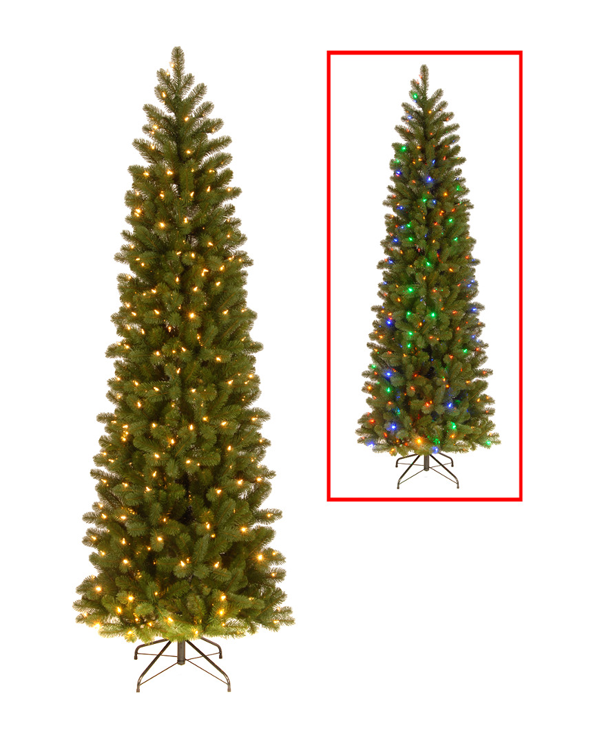 National Tree Company 6.5ft Feel Real Downswept Douglas Fir Pencil Slim Tree