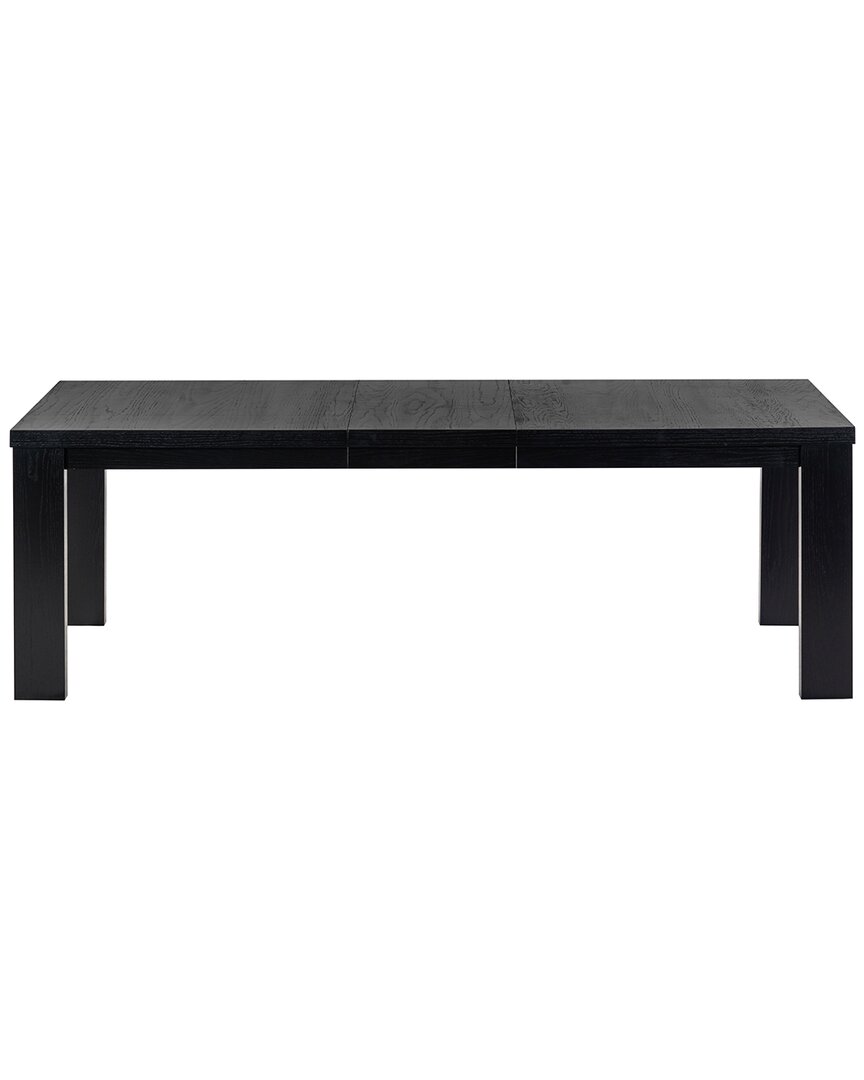 Safavieh Couture Desmond Extendable Wood Dining Table In Black
