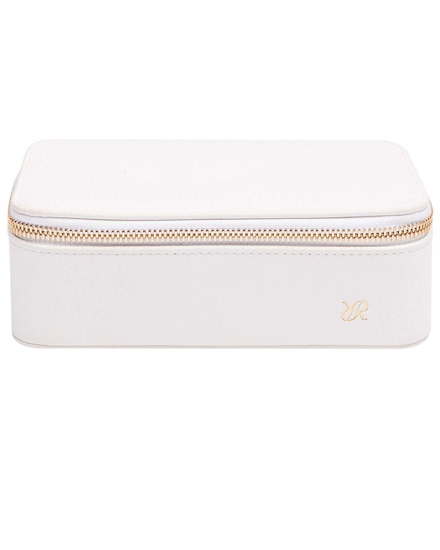 Rapport London Handcrafted Watch Travel Zip Case In White