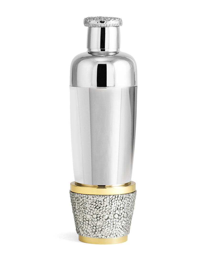 Michael Aram Shagreen Cocktail Shaker In Silver