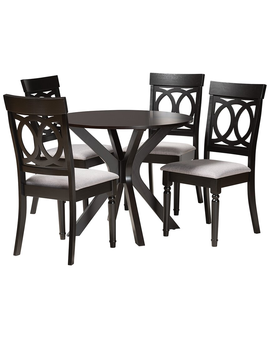 Baxton Studio Angie Modern 5pc Dining Set