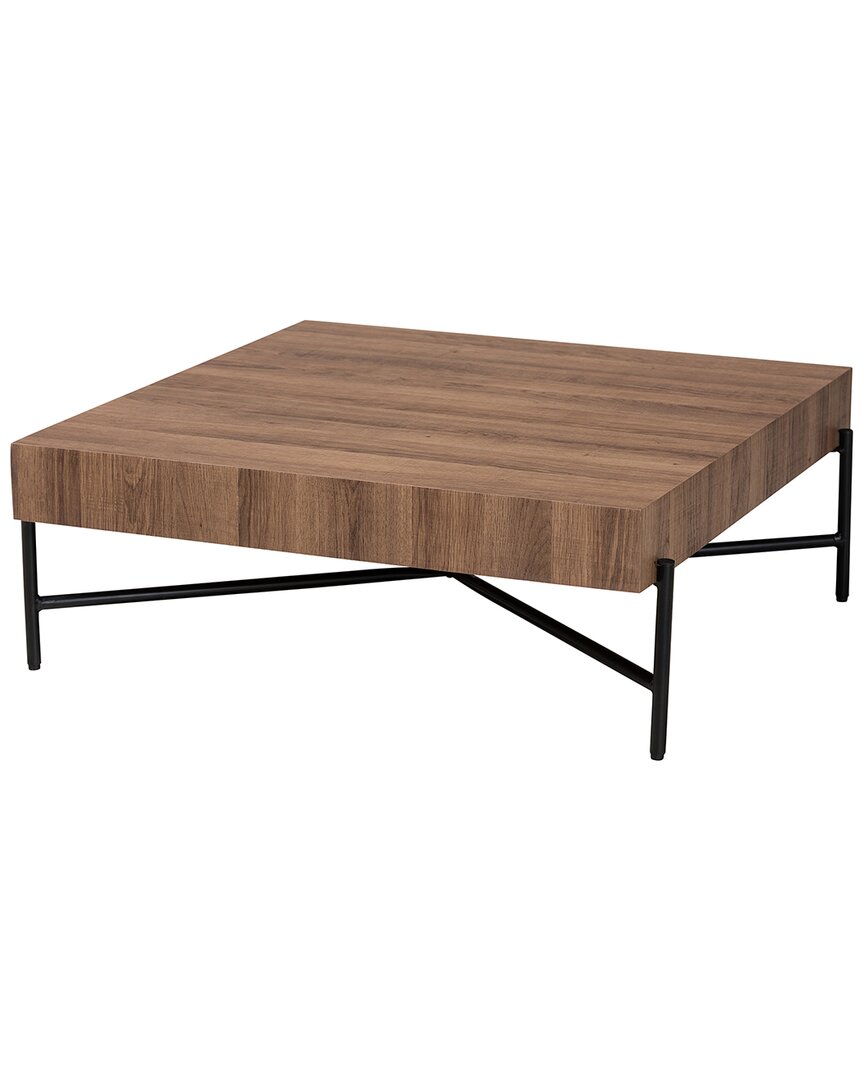 BAXTON STUDIO BAXTON STUDIO SAVION MODERN INDUSTRIAL COFFEE TABLE