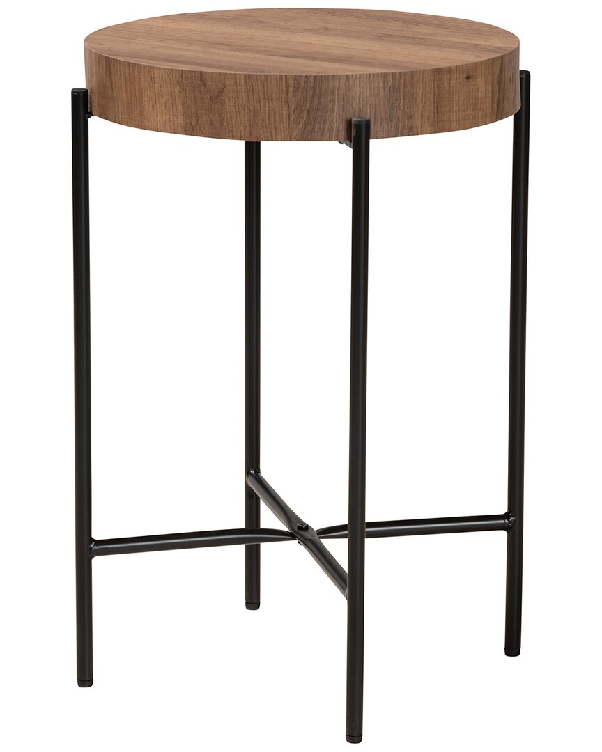 Baxton Studio Savion Modern Industrial End Table