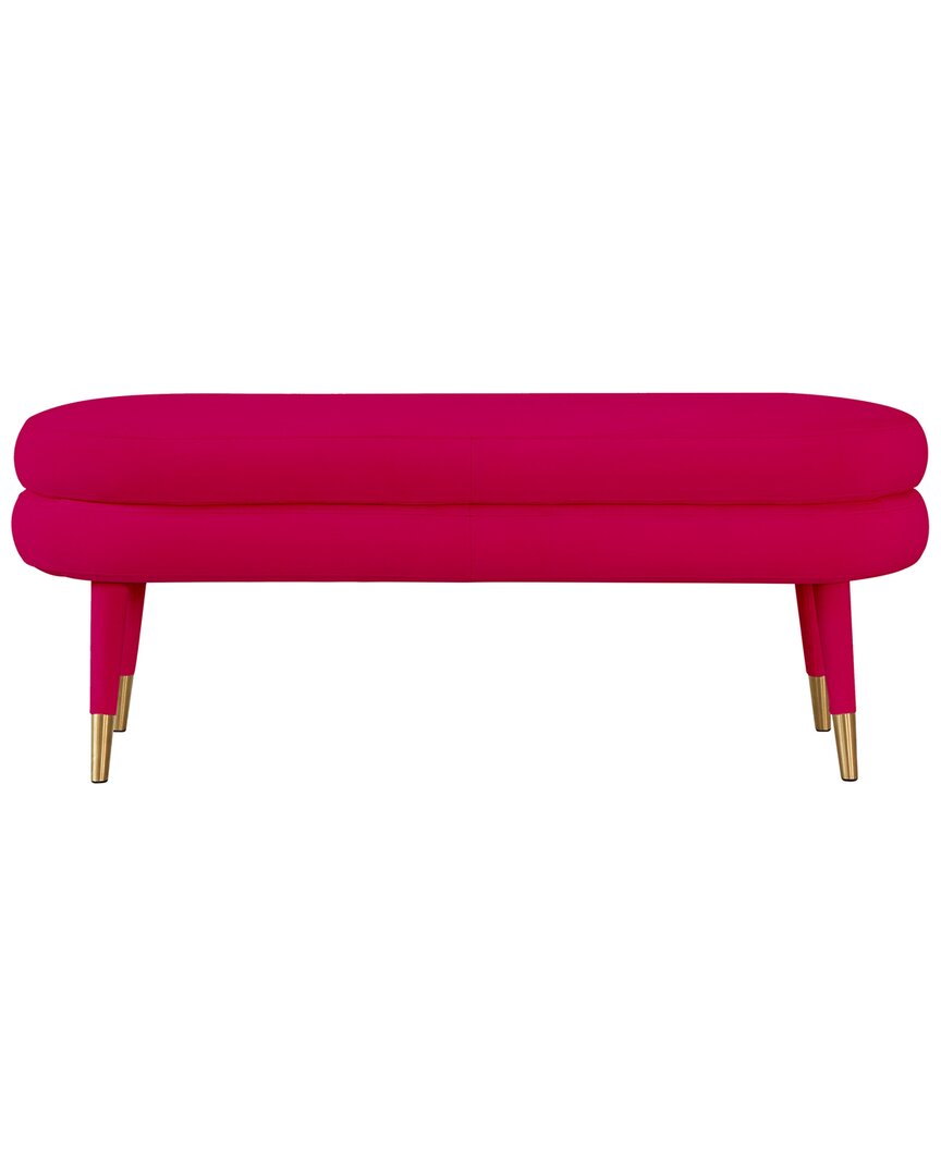 Tov Furniture Betty Bench In Pink