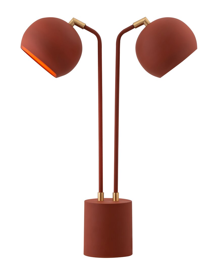 Tov Furniture Hubli Table Lamp In Red