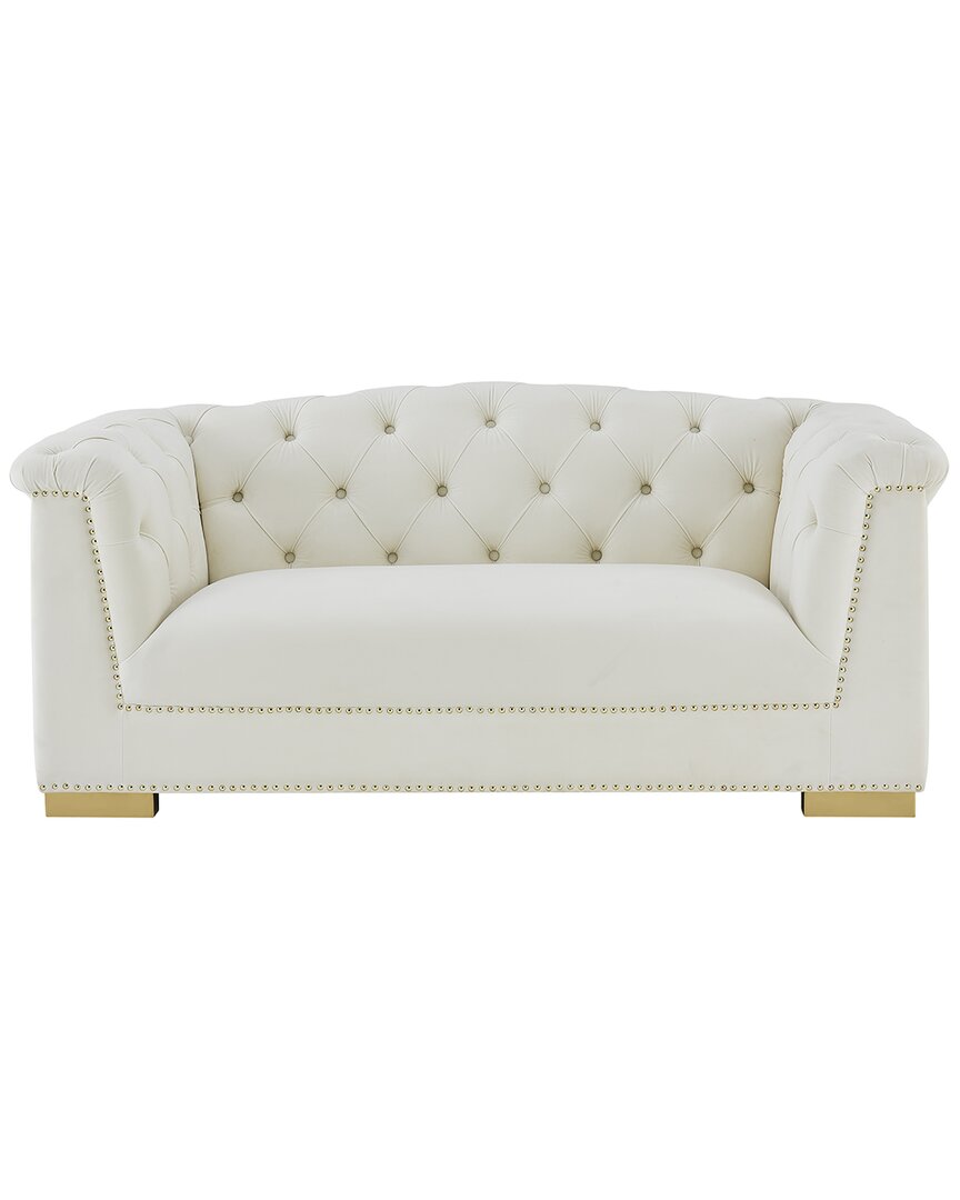 Tov Farah Loveseat In Cream