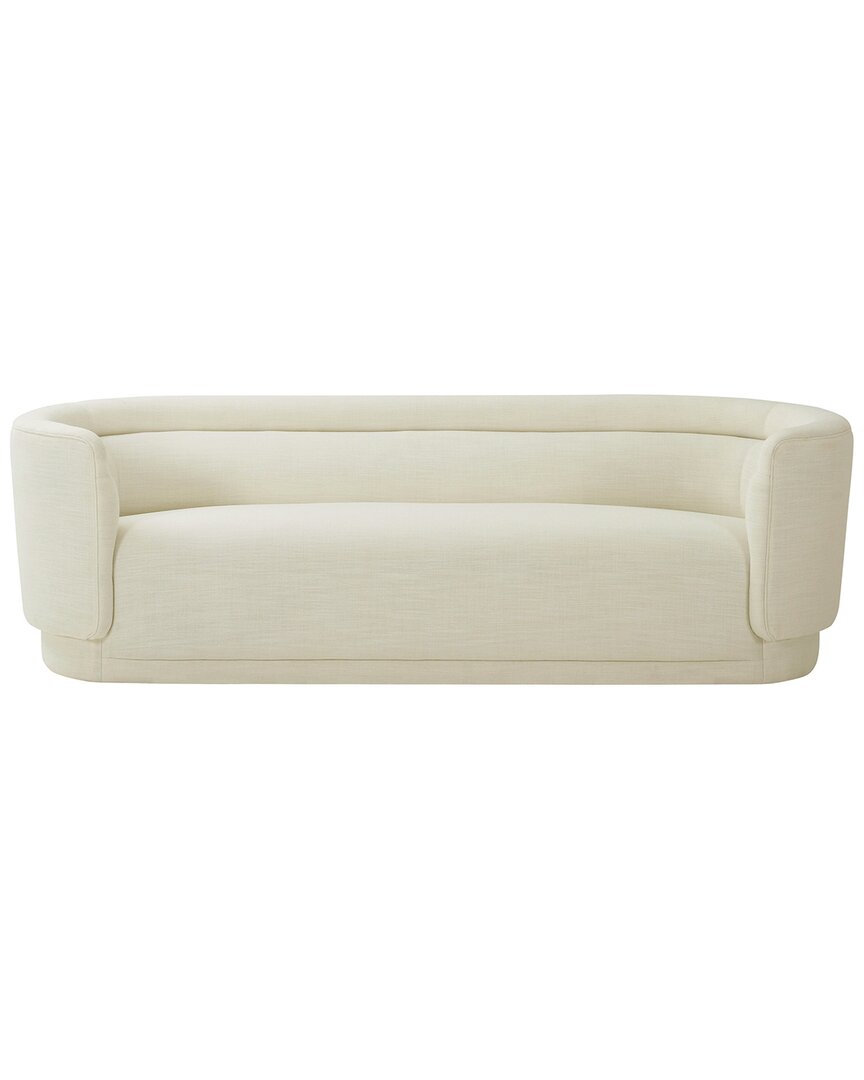 Tov Macie Linen Sofa In Cream