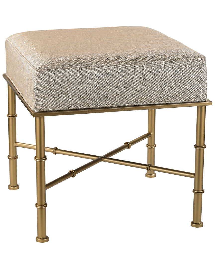 Artistic Home & Lighting Gold Cane Bench