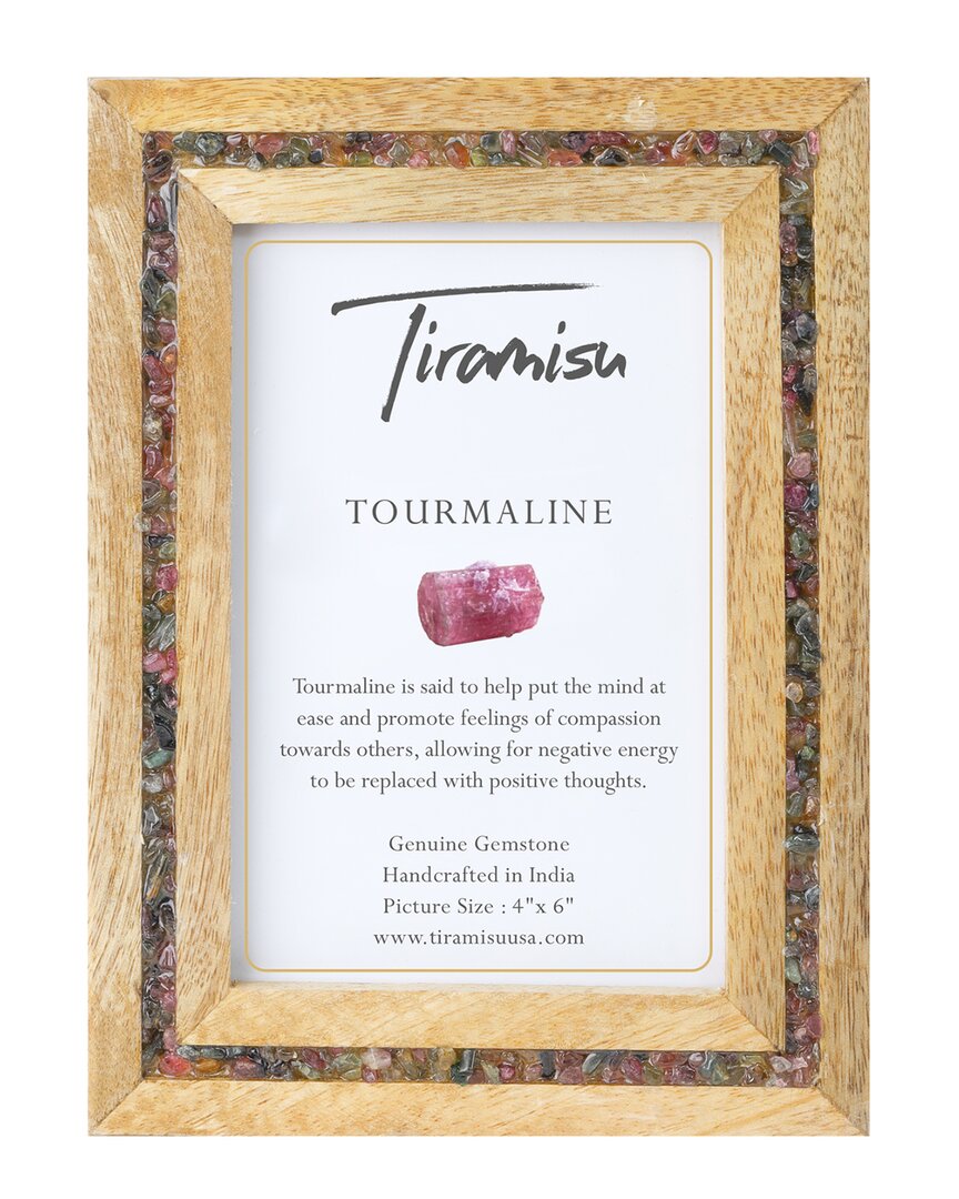 Tiramisu Winking Pink Tourmaline Picture Frame In Pink