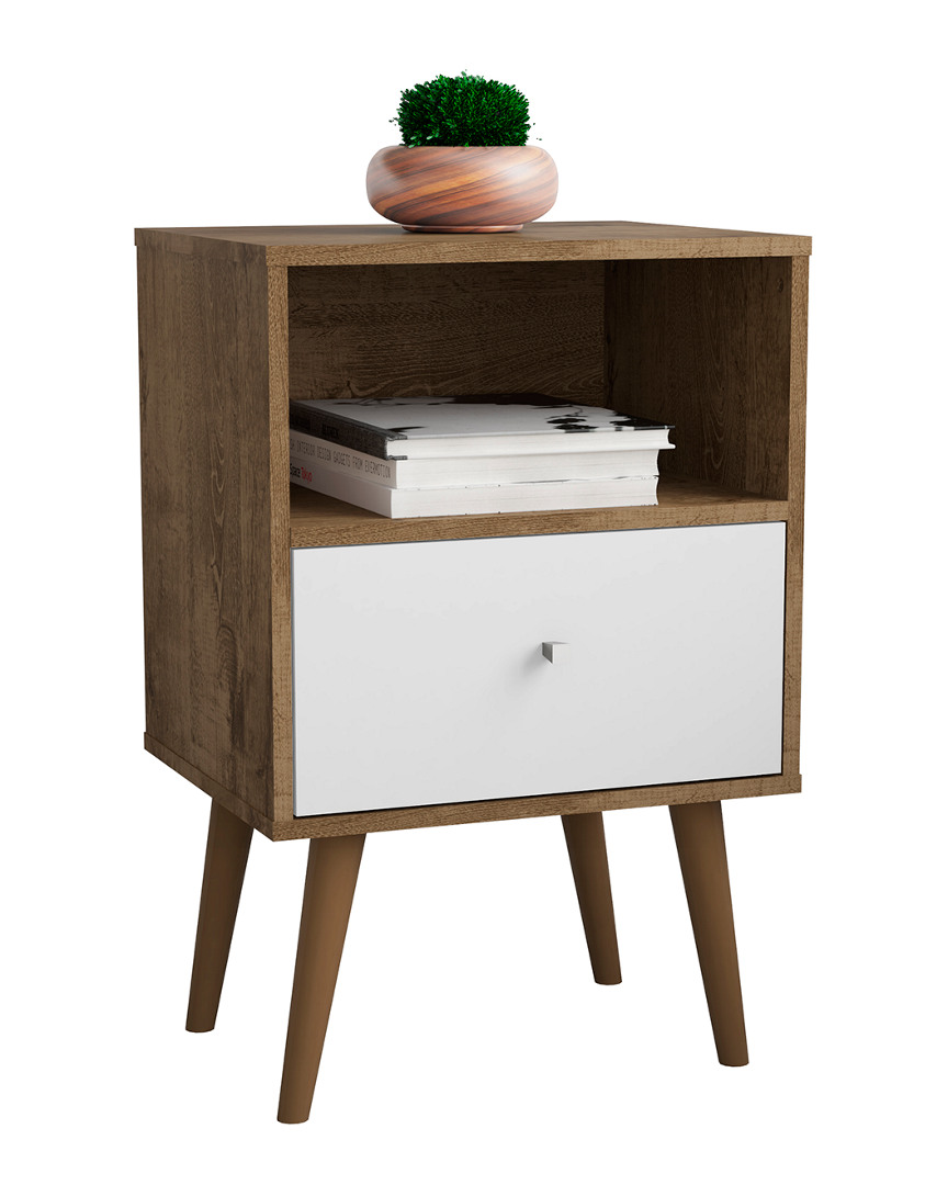 Manhattan Comfort Liberty Mid Century Modern Nightstand