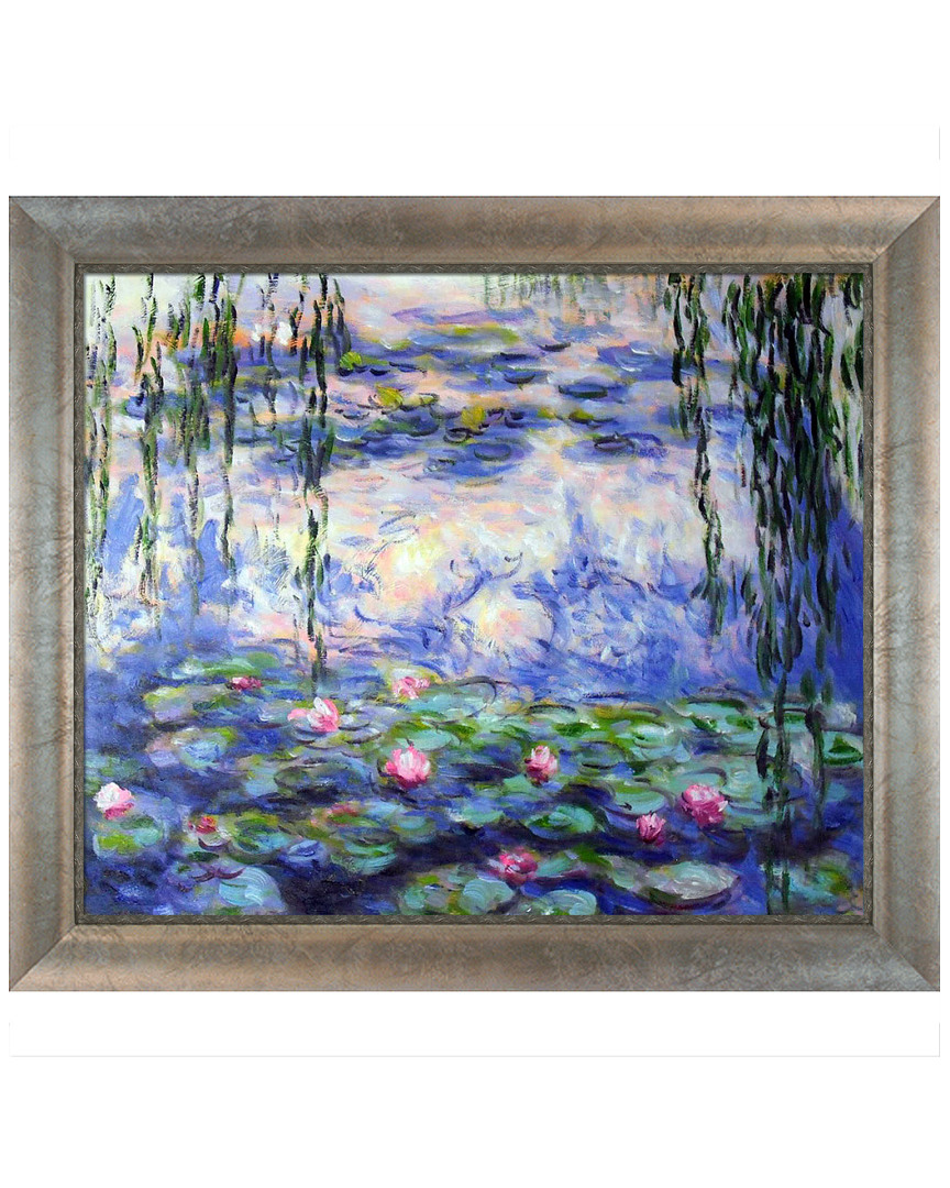Overstock Art Water Lilies By Claude Monet Framed Hand Painted Oil Reproduction