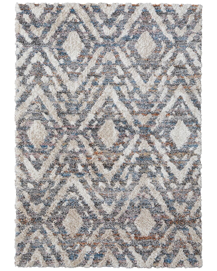 Weave & Wander Caide Transitional Diamond Accent Rug In Ivory