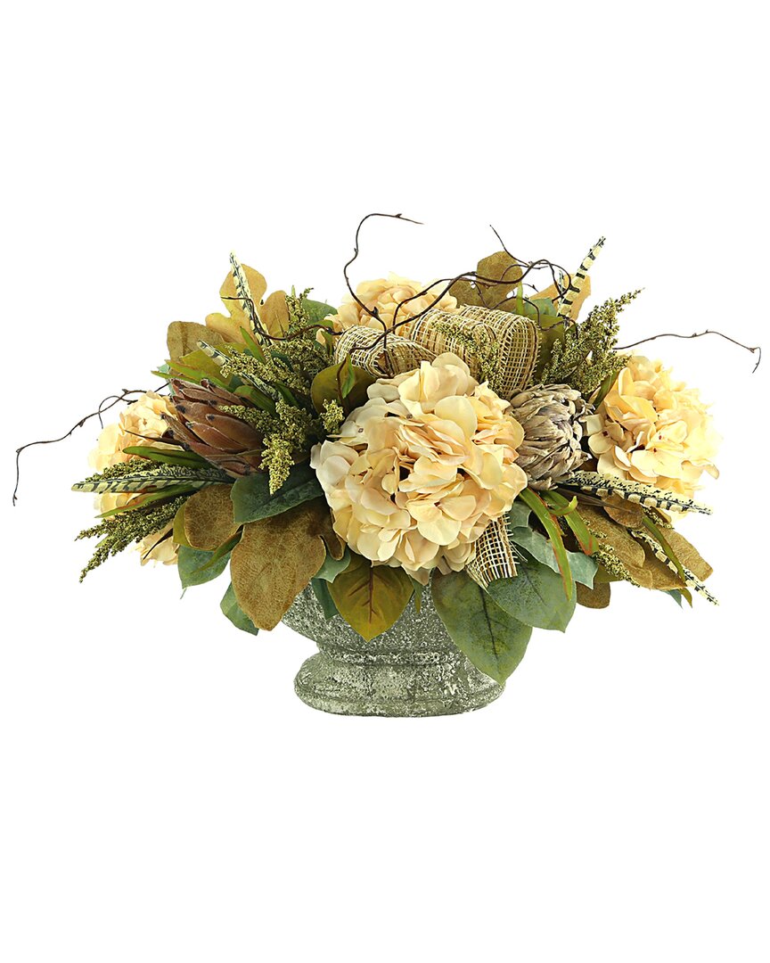 Creative Displays Fall Arrangement W/ Hydrangea And Protea