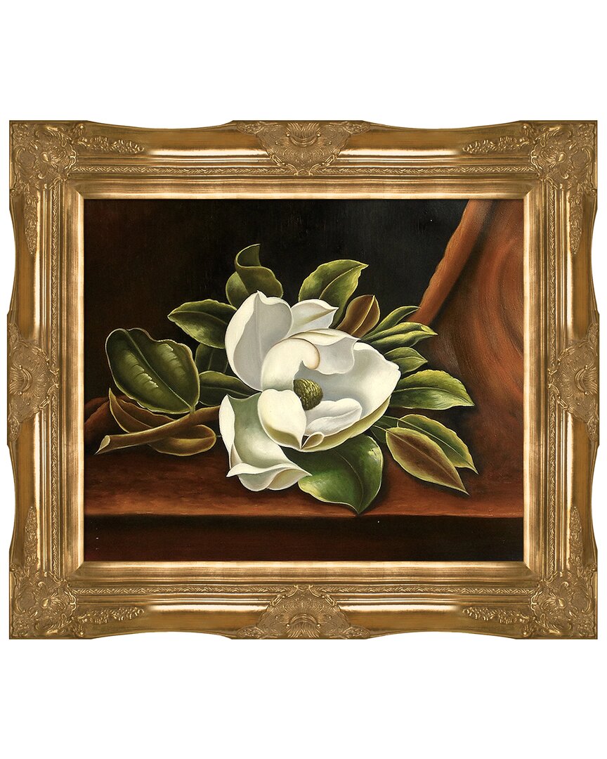 La Pastiche The Magnolia Blossom Canvas Art Print In Multicolor