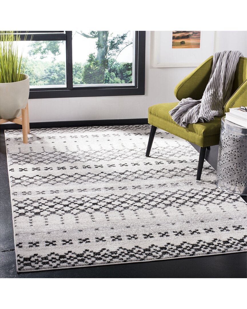 Safavieh Adirondack Motra Power Loomed Rug Grey / Ivory In Gray