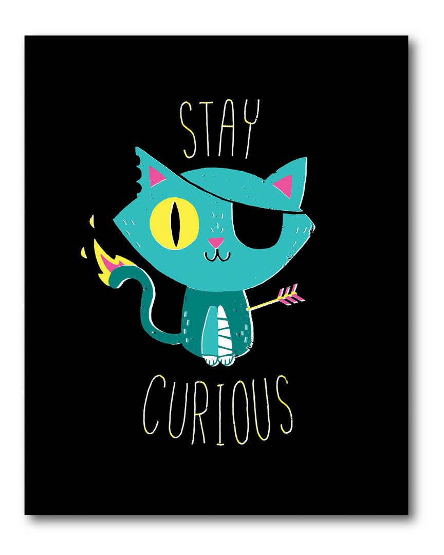 Courtside Market Wall Decor Stay Curious Gallery-wrapped Canvas Wall Art