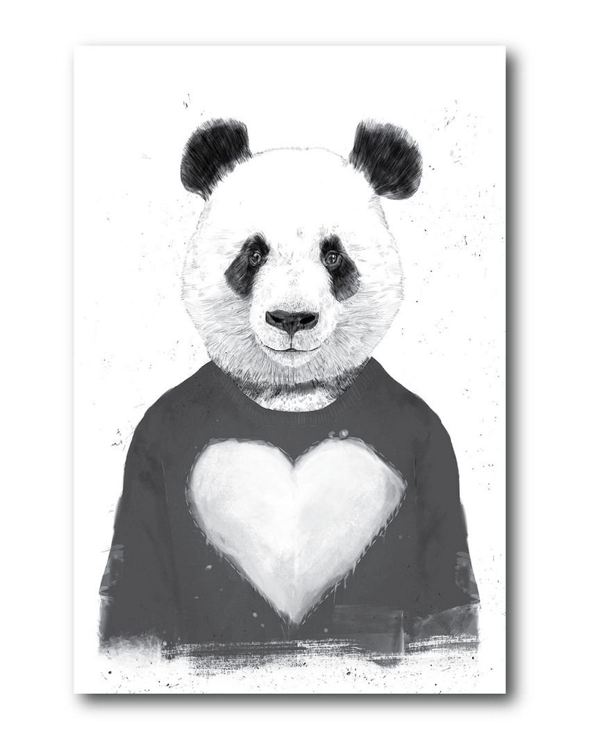 Courtside Market Wall Decor Lovely Panda Gallery-wrapped Canvas Wall Art