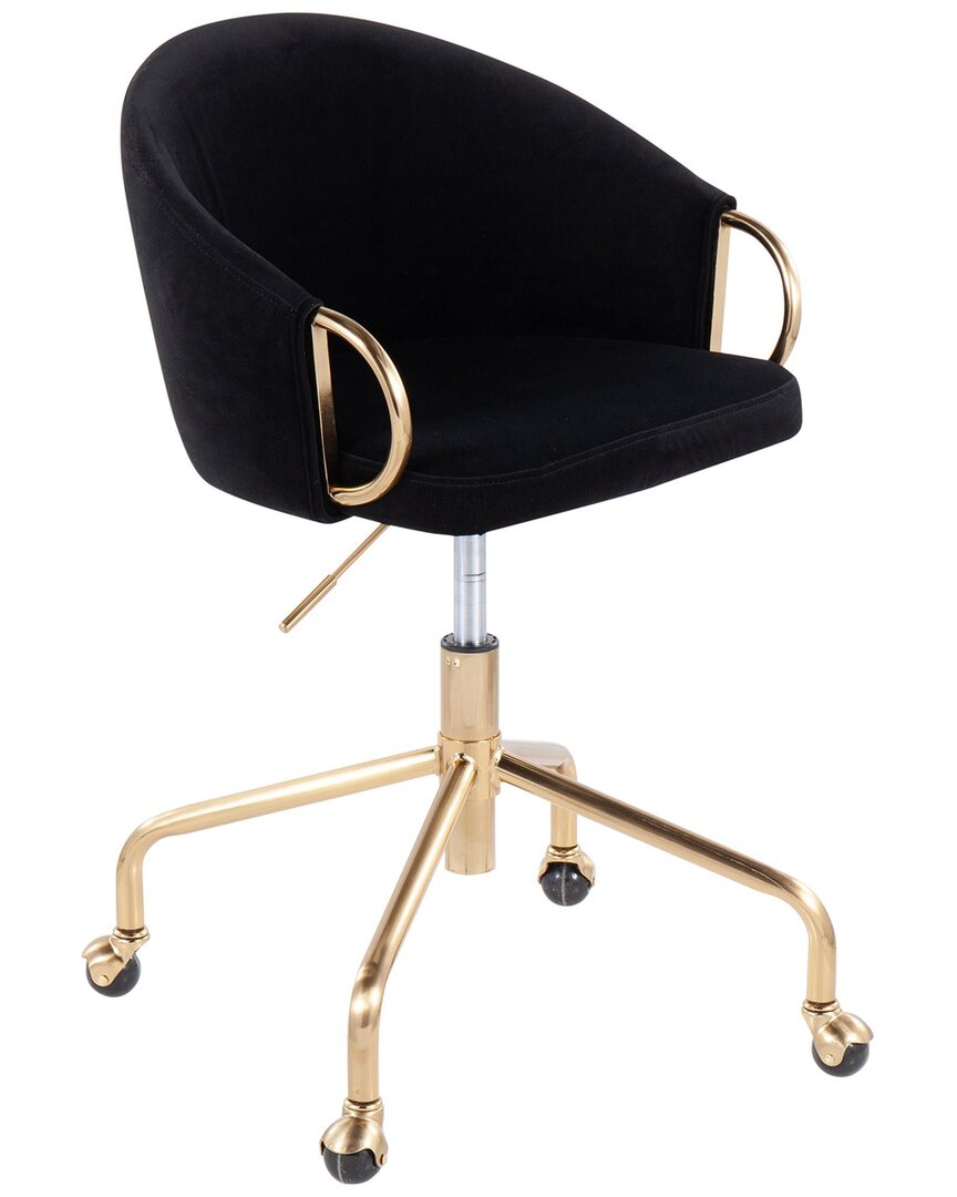Lumisource Claire Task Chair In Gold