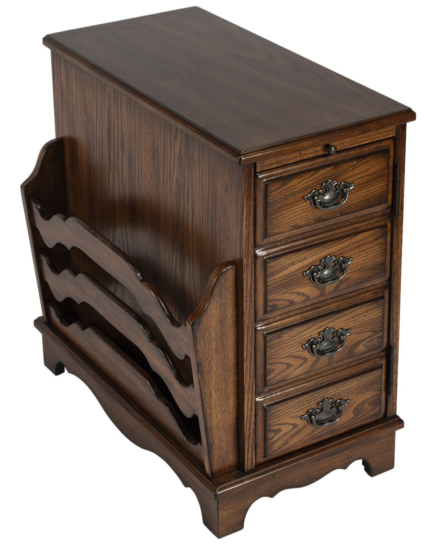 Butler Specialty Company Gregory Side Table In Brown