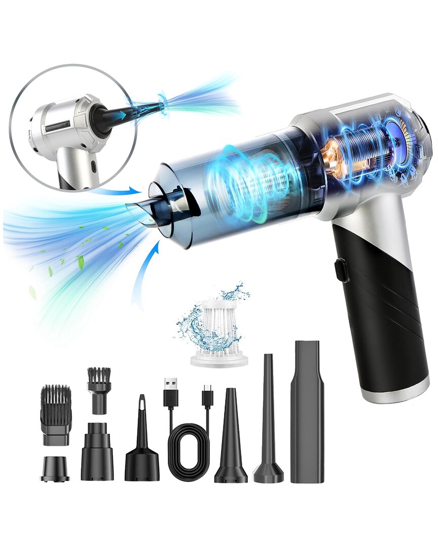 Fresh Fab Finds Cordless Car Vacuum Cleaner In Silver