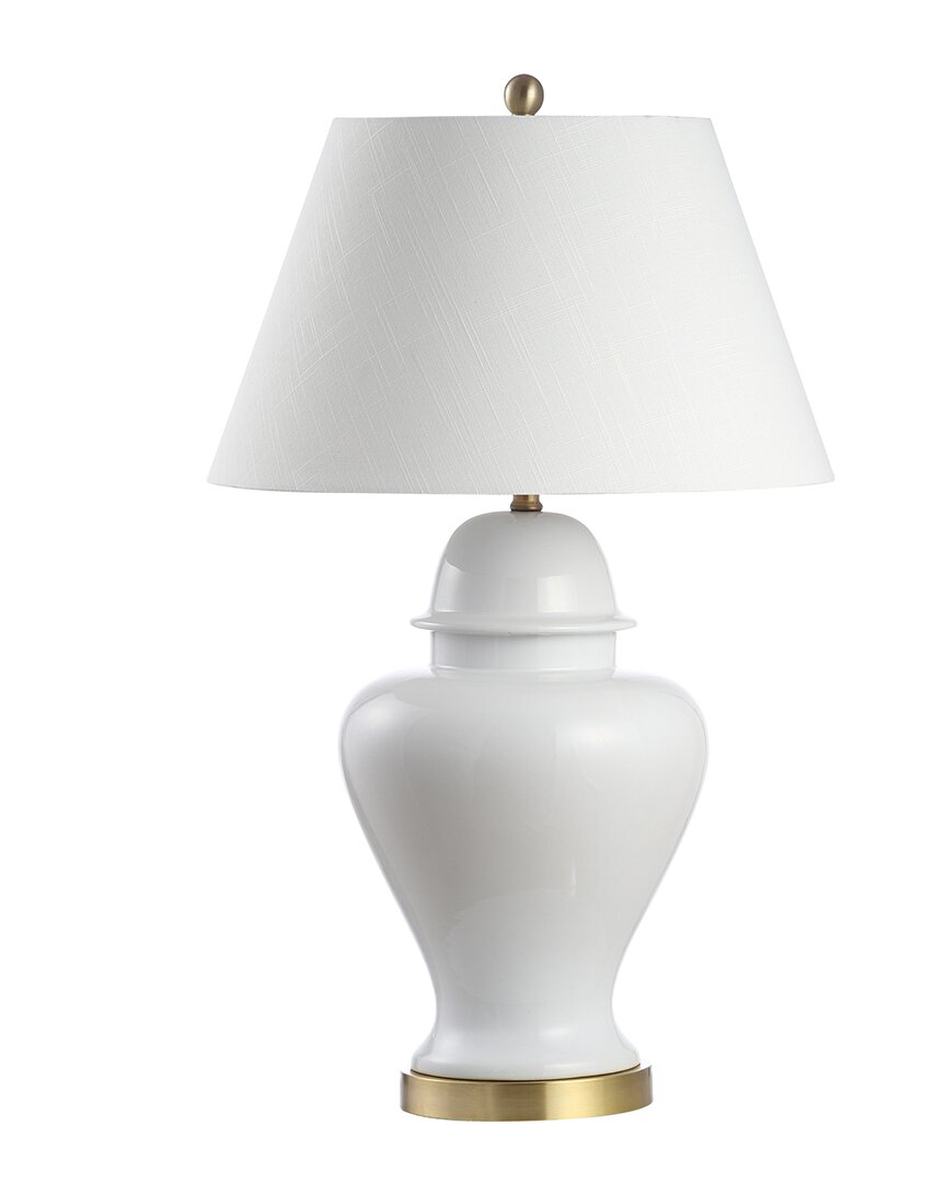 Shop Jonathan Y Sagwa 33 Ceramic Iron Modern Classic Led Table Lamp In White