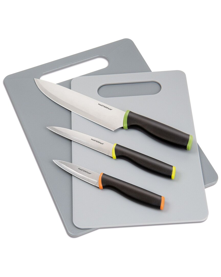 Shop Masterpan 8pc Knife Set With Covers And Cutting Board