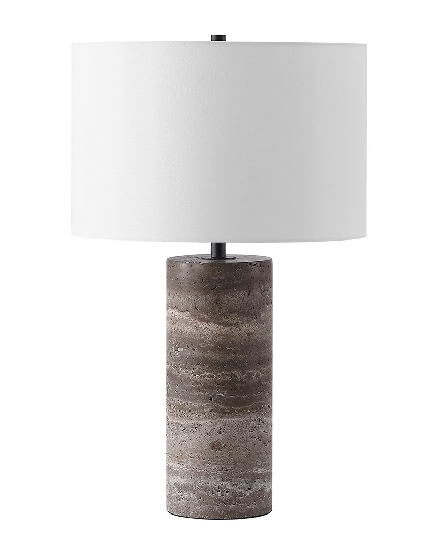 Safavieh Couture Rynetta Travertine Table Lamp In Brown