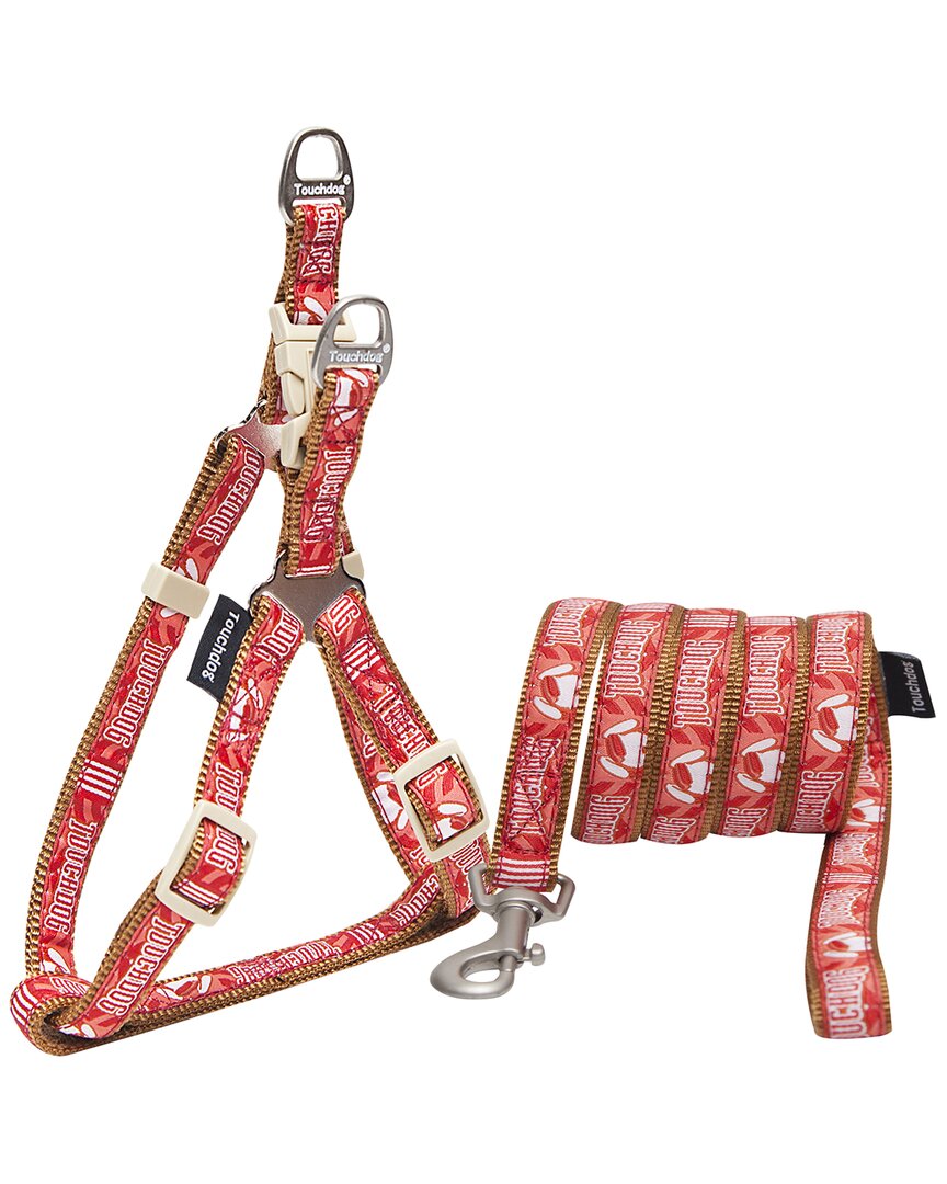 Shop Touchdog Funny Bone Tough Stitched Dog Harness And Leash