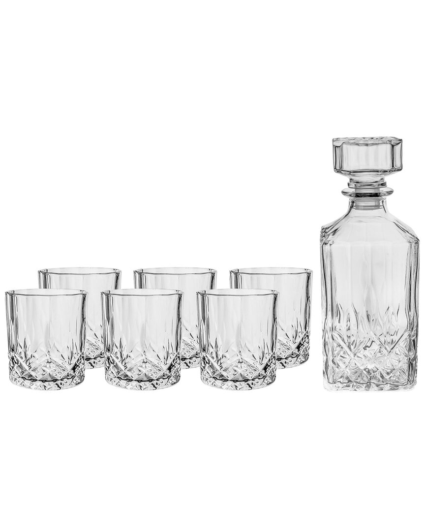 Fifth Avenue Crystal Fifth Avenue Loretto 7pc Whiskey Set