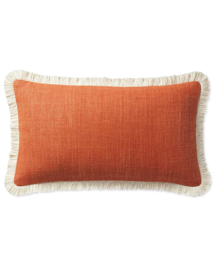 Shop Serena & Lily Bowden Linen Pillow Cover