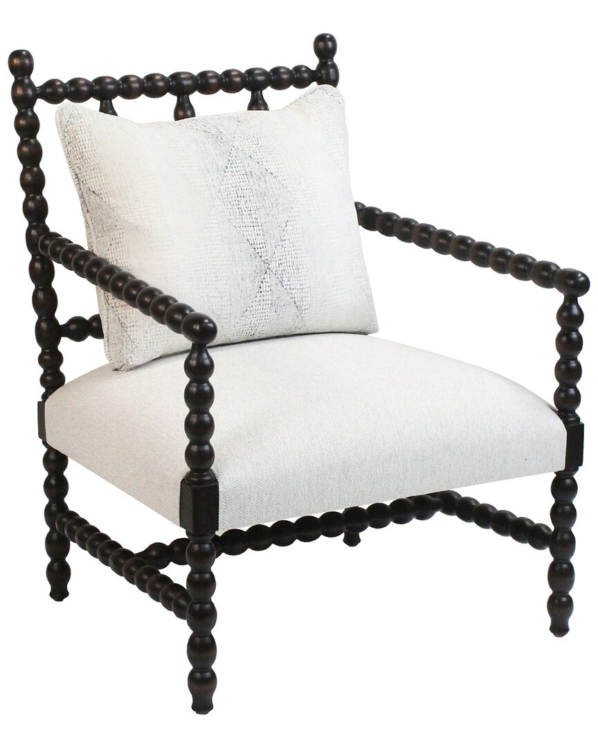 Peninsula Home Collection Rhodes Occasional Chair In Black