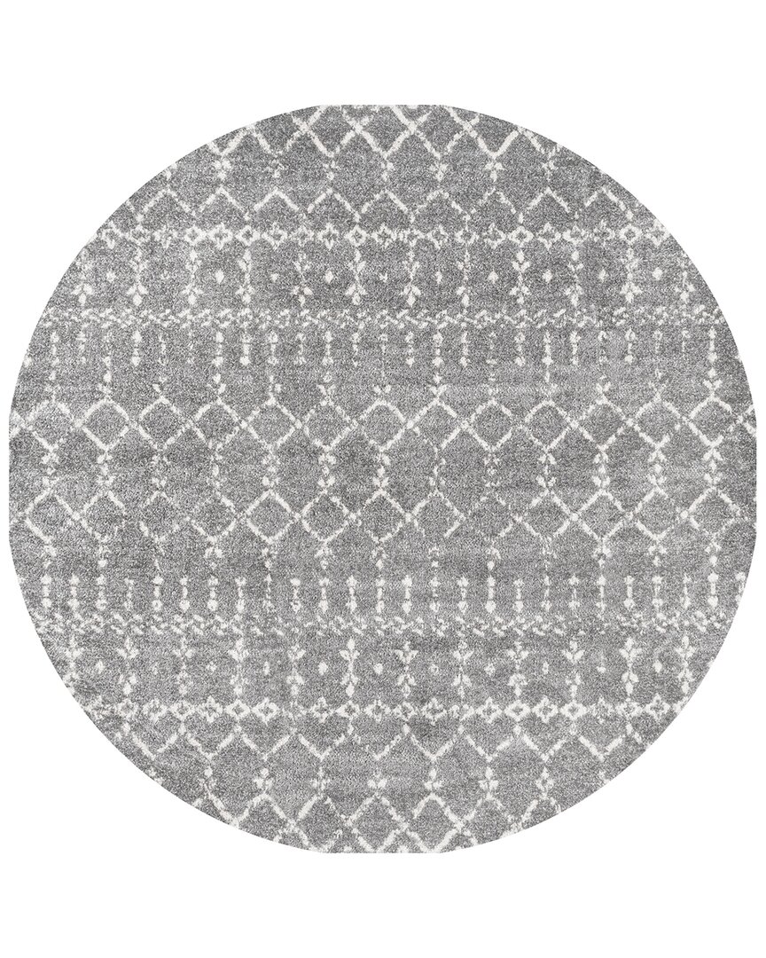 Jonathan Y Moroccan Hype Boho Vintage Diamond Area Rug In Gray
