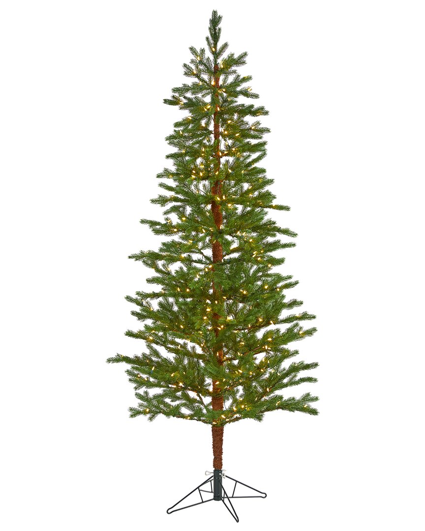 Nearly Natural 7.5ft. Fairbanks Fir Artificial Christmas Tree In Green