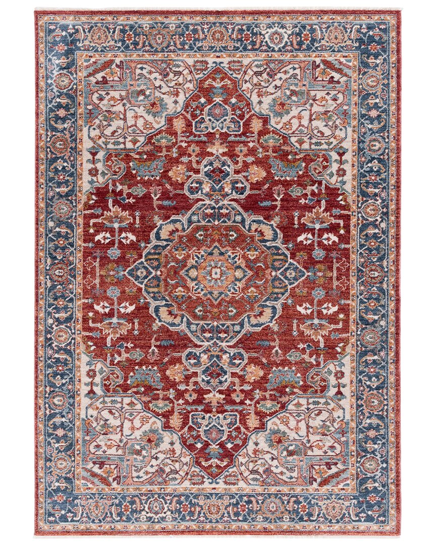 Ralph Lauren Lauren Power Loomed Spacedyed Rug In Red