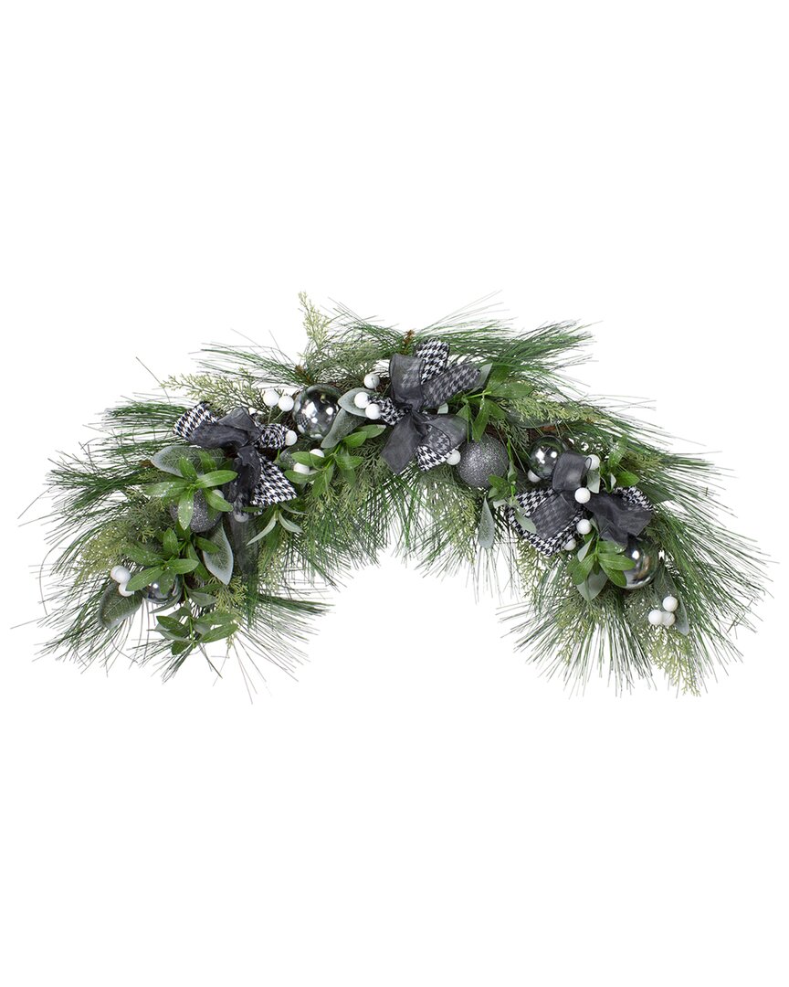 NORTHLIGHT NORTHLIGHT REAL TOUCH WINTER FOLIAGE & BERRIES ARTIFICIAL SWAG