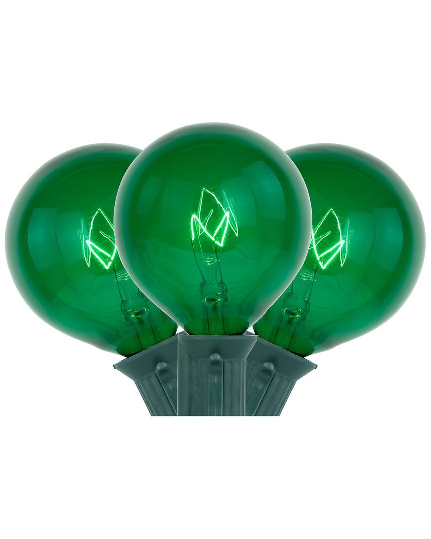 Northlight 10ct Green G50 Globe Christmas Patio Lights In Green